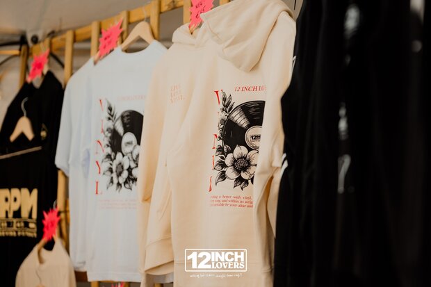 NEW! Live Love Vinyl Hoodie (Natural Raw)